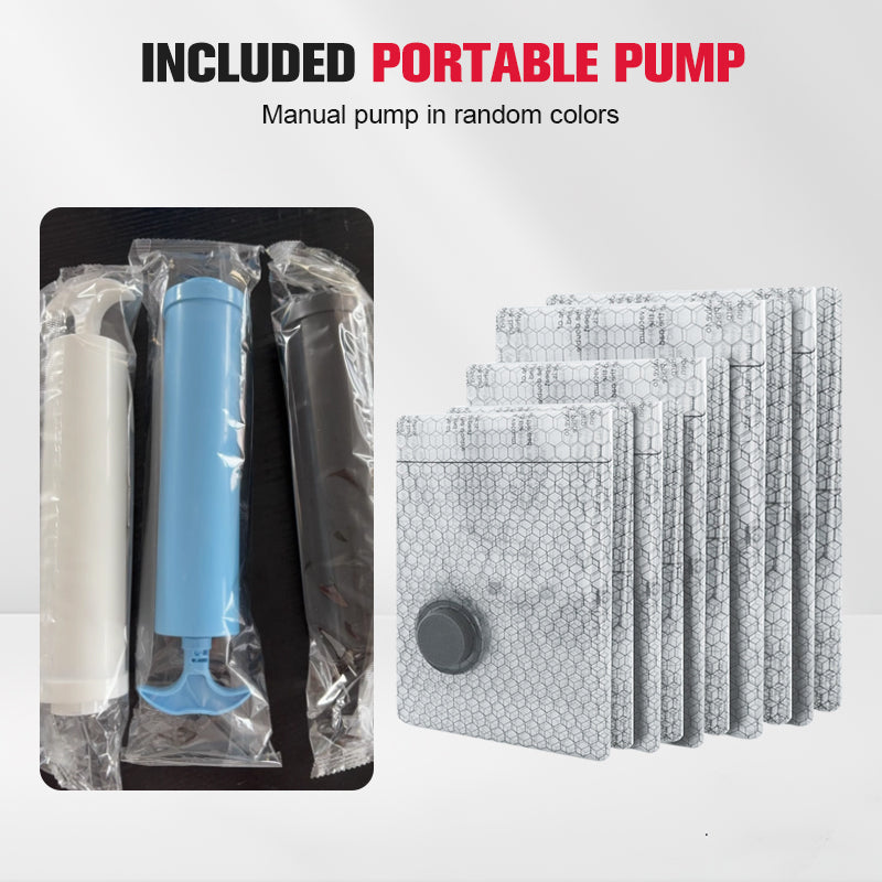 🔥 LAST DAY PROMOTION - 50%OFF 🔥Travel Vacuum Compression Storage Bags with USB - Rechargeable Electric Pump - Ultra - Compact, Lightweight Space - Savers for Clothing & Travel Essentials.
