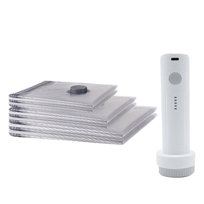 🔥 LAST DAY PROMOTION - 50%OFF 🔥Travel Vacuum Compression Storage Bags with USB - Rechargeable Electric Pump - Ultra - Compact, Lightweight Space - Savers for Clothing & Travel Essentials.