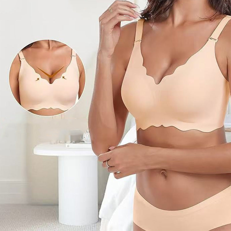 ✨ Deep V-neck Push-up Bra ✨ | Without underwire & seams for invisible comfort