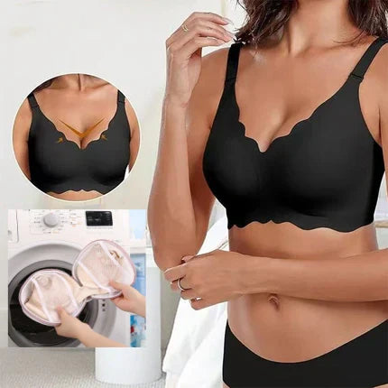 ✨ Deep V-neck Push-up Bra ✨ | Without underwire & seams for invisible comfort