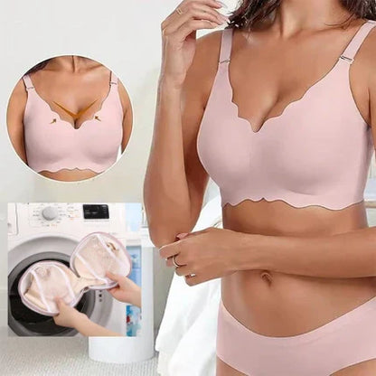 ✨ Deep V-neck Push-up Bra ✨ | Without underwire & seams for invisible comfort