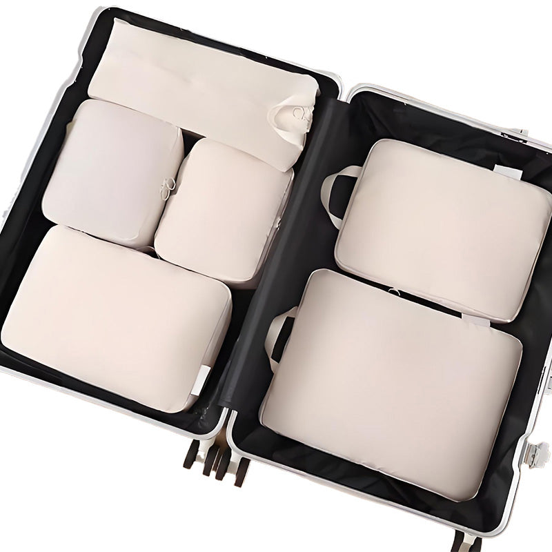 🧳 60% OFF FLASH SALE ! ⚡ 6PCS Compression Packing Cubes For Travel – Space-Saving Compression, Multi-Size Classification, Water-Resistant & Durable ✈️