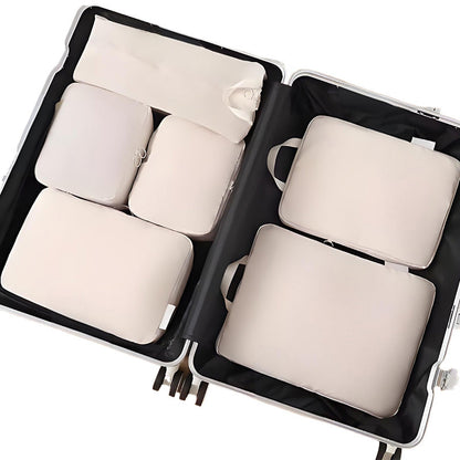 🧳 60% OFF FLASH SALE ! ⚡ 6PCS Compression Packing Cubes For Travel – Space-Saving Compression, Multi-Size Classification, Water-Resistant & Durable ✈️