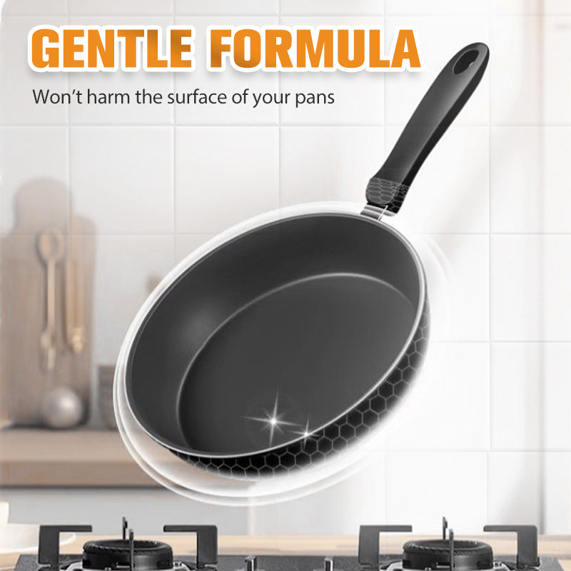🧽 HOT SALE - BUY 2 GET 1 FREE! ✨ Powerful Burnt Residue Remover Paste for Cookware - Non-Toxic Formula with Micro-Polish for Pots, Pans & Grills 🔥🍳