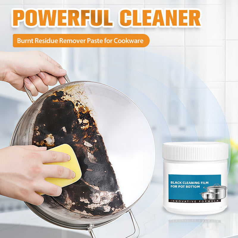 🧽 HOT SALE - BUY 2 GET 1 FREE! ✨ Powerful Burnt Residue Remover Paste for Cookware - Non-Toxic Formula with Micro-Polish for Pots, Pans & Grills 🔥🍳