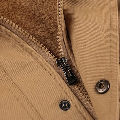 ⏰Limited Time Sale 50% OFF🔥Men's Winter Drawstring Cotton Military Driver Jacket - Comfort and Style Combined