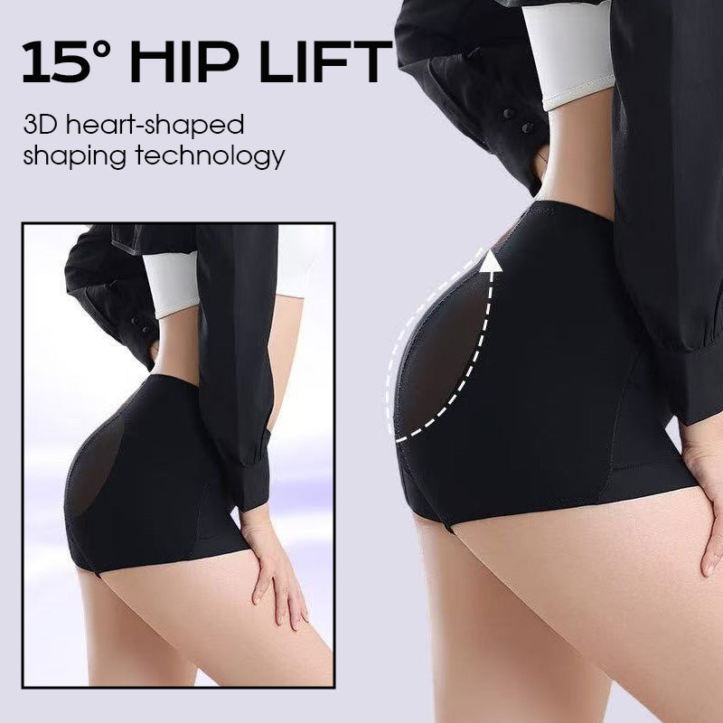 High-waisted corrective shorts for a lifted bottom look