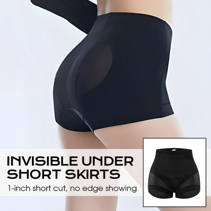 High-waisted corrective shorts for a lifted bottom look