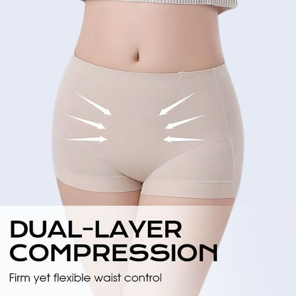 High-waisted corrective shorts for a lifted bottom look