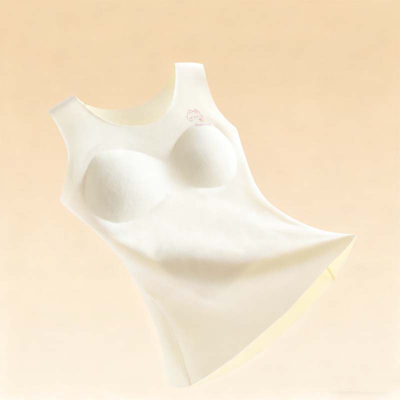 Skin-Friendly & Breathable Thermal Vest with Built-In Pads