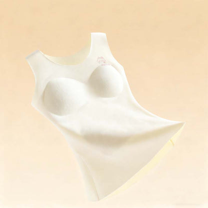 Skin-Friendly & Breathable Thermal Vest with Built-In Pads