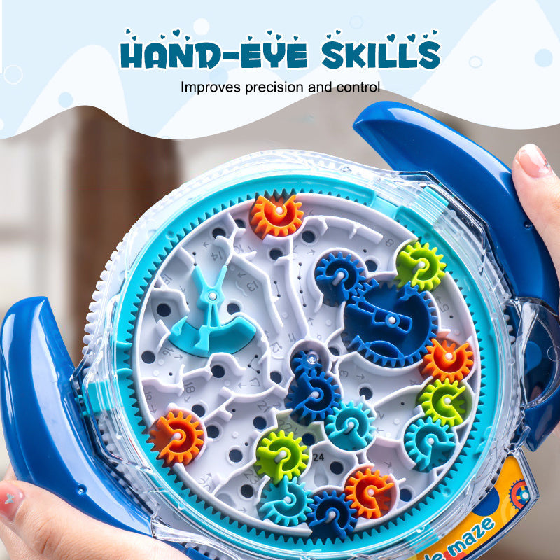 3D Marble Gear Maze Puzzle for Kids