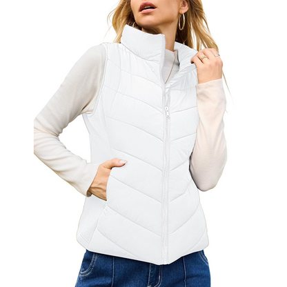 Women's Warm Stand Collar Vest | Casual Daily Layering Essential ✨