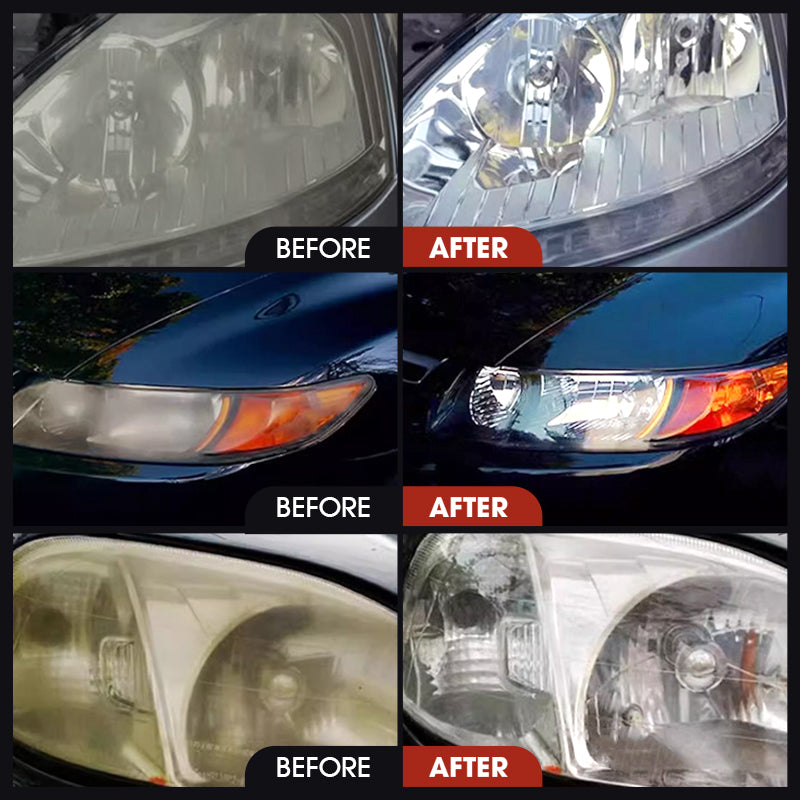 🔥LAST DAY SALE 50% OFF🔥 180ml Professional Car Headlight Restorer with Sponge