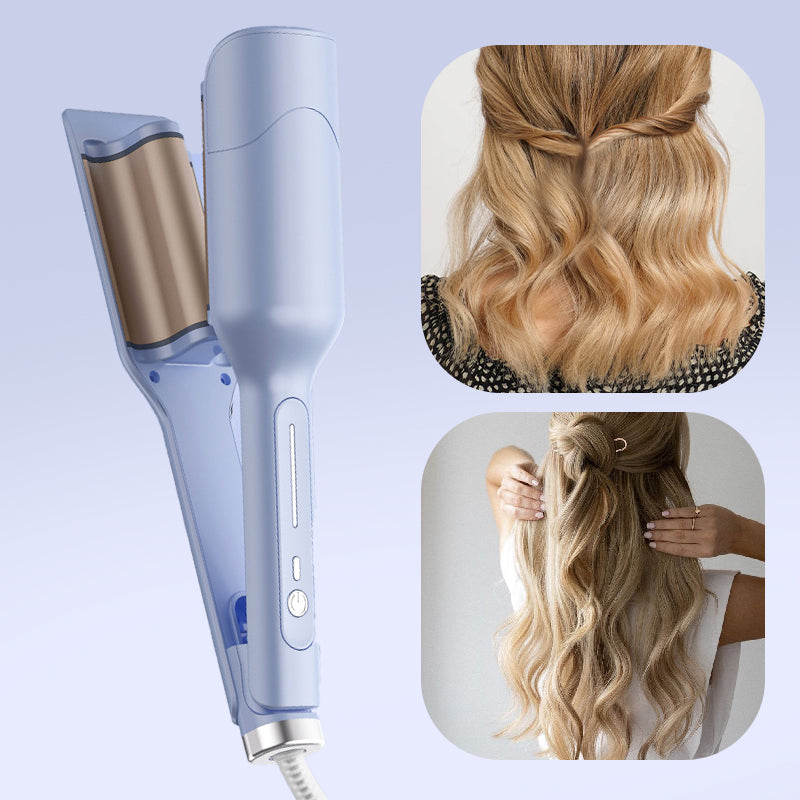 💇‍♀️🔥 Deep Beach Waver Curling Iron (50% Off!) – 30s Fast Heat-Up Time + Ceramic Hair Protection!