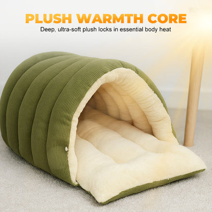 🔥Limited stock available 50% OFF🔥🐈Removable and Washable Winter Closed-off Pet Bed💝