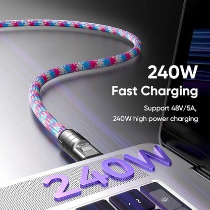 🔥 49% OFF🔥C to C 240W Charging Cable with Wearable Bracelet Design