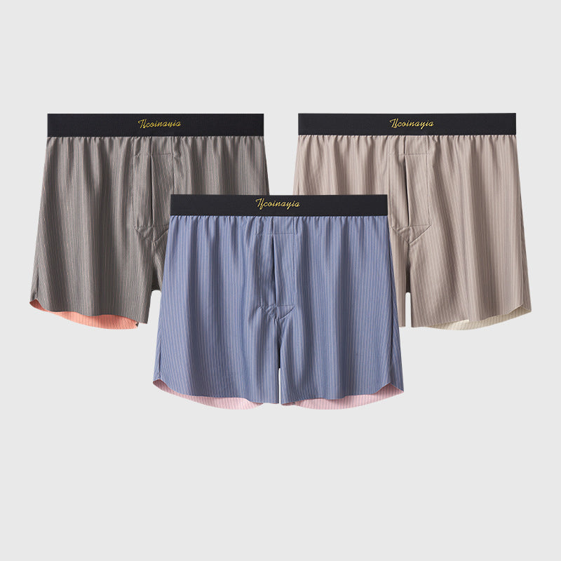 Men's Dual-Tone Striped Underwear