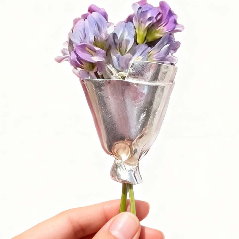 Wearable Flower Brooch Pin