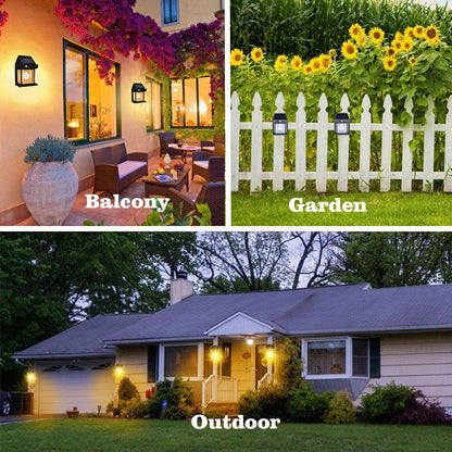 New solar wall lamp for outdoor use