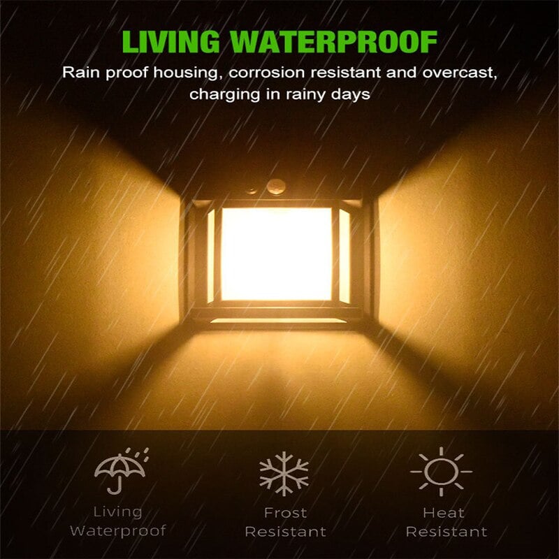 New solar wall lamp for outdoor use