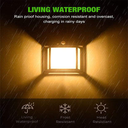 New solar wall lamp for outdoor use