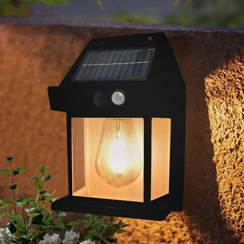 New solar wall lamp for outdoor use