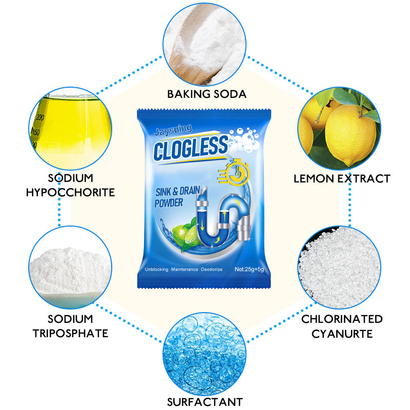 Practical Gift - Kitchen Drain Unclogging Cleaning Powder