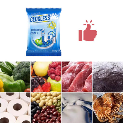 Practical Gift - Kitchen Drain Unclogging Cleaning Powder