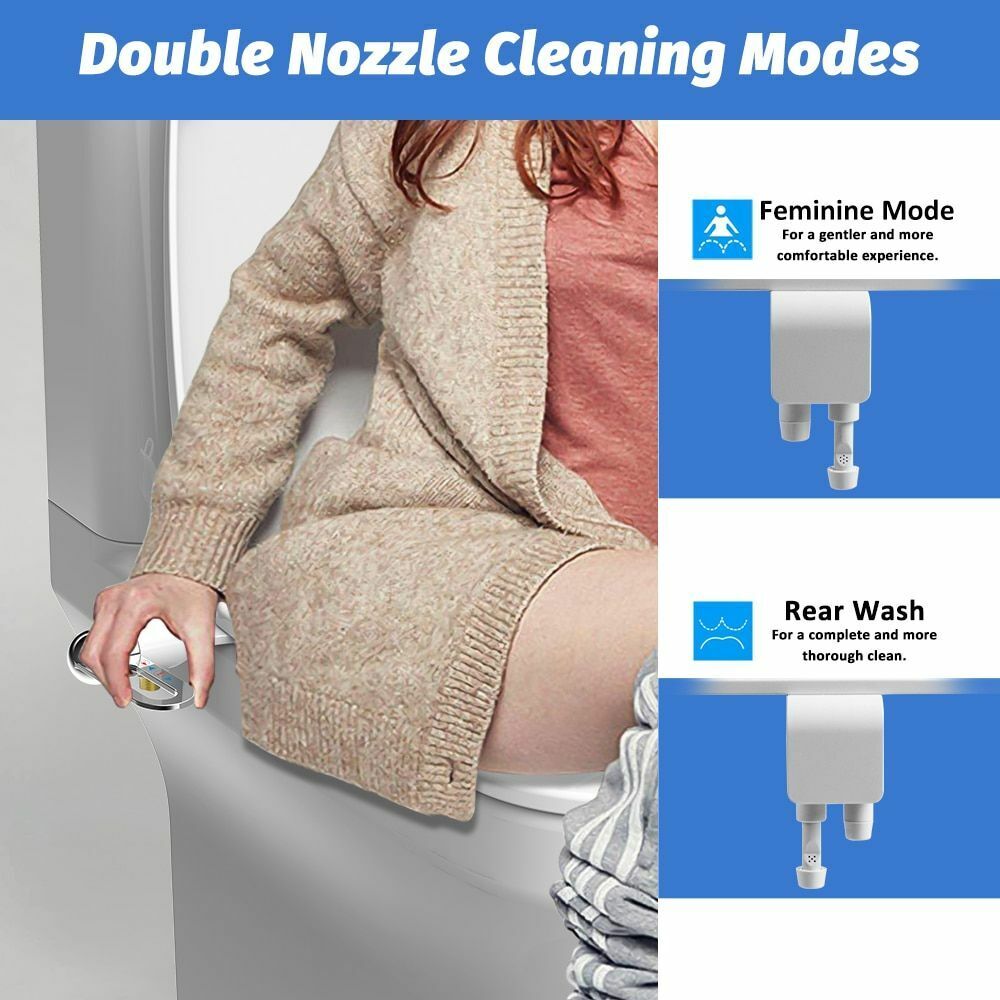 🚽 Hygiene Upgrade | Dual Nozzle Bidet Washer | Self-Cleaning & Easy Install 💦【-55%】