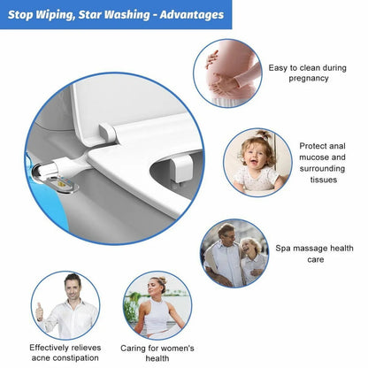 🚽 Hygiene Upgrade | Dual Nozzle Bidet Washer | Self-Cleaning & Easy Install 💦【-55%】