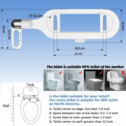 🚽 Hygiene Upgrade | Dual Nozzle Bidet Washer | Self-Cleaning & Easy Install 💦【-55%】