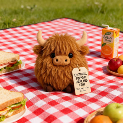🔥Christmas Sale 50% OFF!!🔥 motional Support Highland Cow Plush🎉