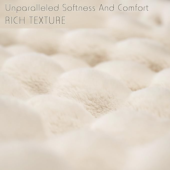 🎅Xmas Hot Sales - 🔥🔥50% OFF🔥🔥🛏️Thickened rabbit plush&milk velvet cover blanket