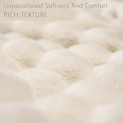 🎅Xmas Hot Sales - 🔥🔥50% OFF🔥🔥🛏️Thickened rabbit plush&milk velvet cover blanket