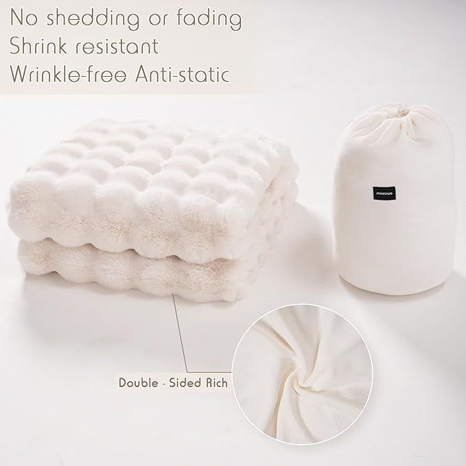 🎅Xmas Hot Sales - 🔥🔥50% OFF🔥🔥🛏️Thickened rabbit plush&milk velvet cover blanket