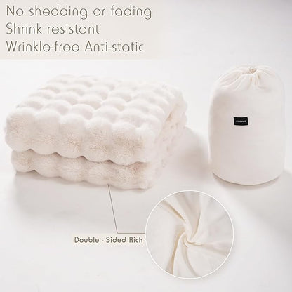 🎅Xmas Hot Sales - 🔥🔥50% OFF🔥🔥🛏️Thickened rabbit plush&milk velvet cover blanket