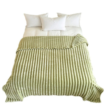 🎅Xmas Hot Sales - 🔥🔥50% OFF🔥🔥🛏️Thickened rabbit plush&milk velvet cover blanket