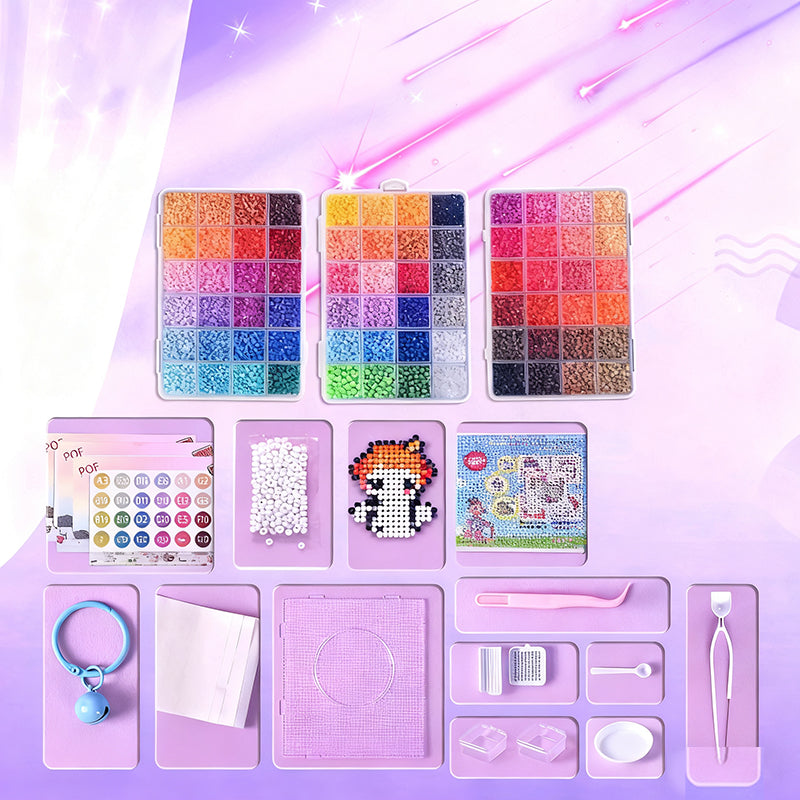 🎨Christmas Gift 49% OFF! 🎁 COMPLETE CRAFT KIT - 96 Colors with Storage Case, Perfect for Kids' Art Projects and Creative Development, Ideal Christmas Gift 👧✂️