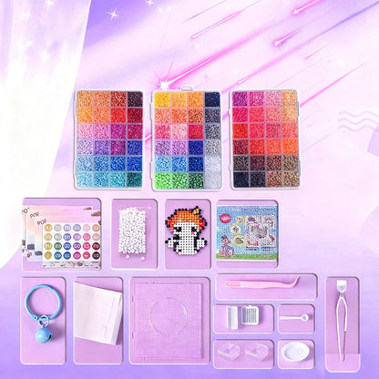 🎨Christmas Gift 49% OFF! 🎁 COMPLETE CRAFT KIT - 96 Colors with Storage Case, Perfect for Kids' Art Projects and Creative Development, Ideal Christmas Gift 👧✂️