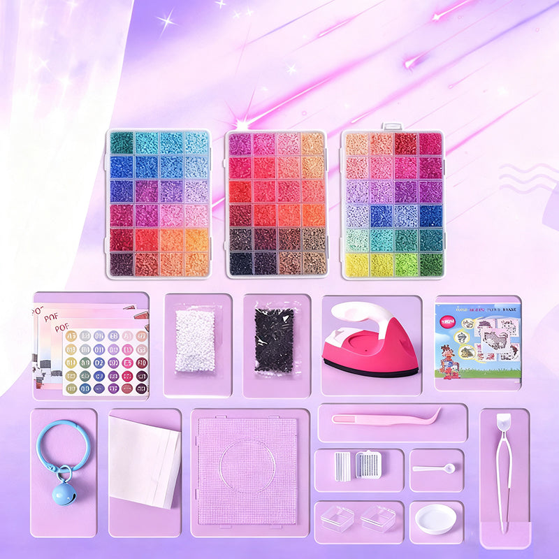 🎨Christmas Gift 49% OFF! 🎁 COMPLETE CRAFT KIT - 96 Colors with Storage Case, Perfect for Kids' Art Projects and Creative Development, Ideal Christmas Gift 👧✂️