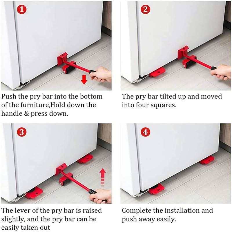 🏠🔧 Meubelliftglijder Meubelverplaatsingsapparaat – 150kg Draagvermogen, Stille Wielen & Vloerbescherming (Verhuizen & Schoonmaken Must-Have!)