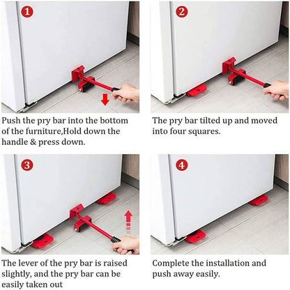 🏠🔧 Meubelliftglijder Meubelverplaatsingsapparaat – 150kg Draagvermogen, Stille Wielen & Vloerbescherming (Verhuizen & Schoonmaken Must-Have!)