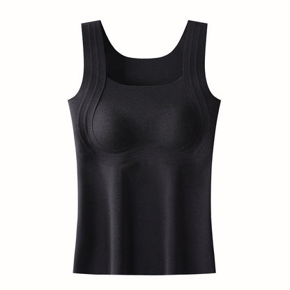 Women's Thermal Tank Tops with Built-in Bra