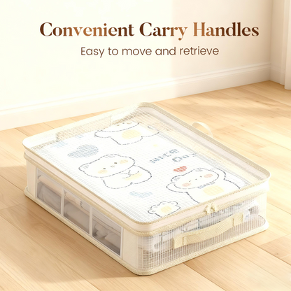 👗✨ See-Through Closet Organizer Storage Bags – Clear View & Dust-Proof, Perfect for Clothes/Bedding!