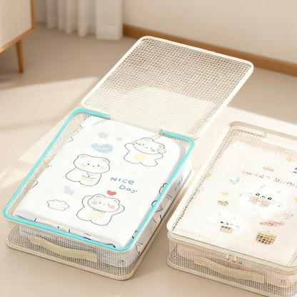 👗✨ See-Through Closet Organizer Storage Bags – Clear View & Dust-Proof, Perfect for Clothes/Bedding!