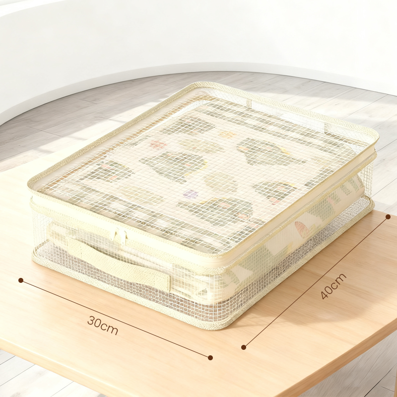 👗✨ See-Through Closet Organizer Storage Bags – Clear View & Dust-Proof, Perfect for Clothes/Bedding!