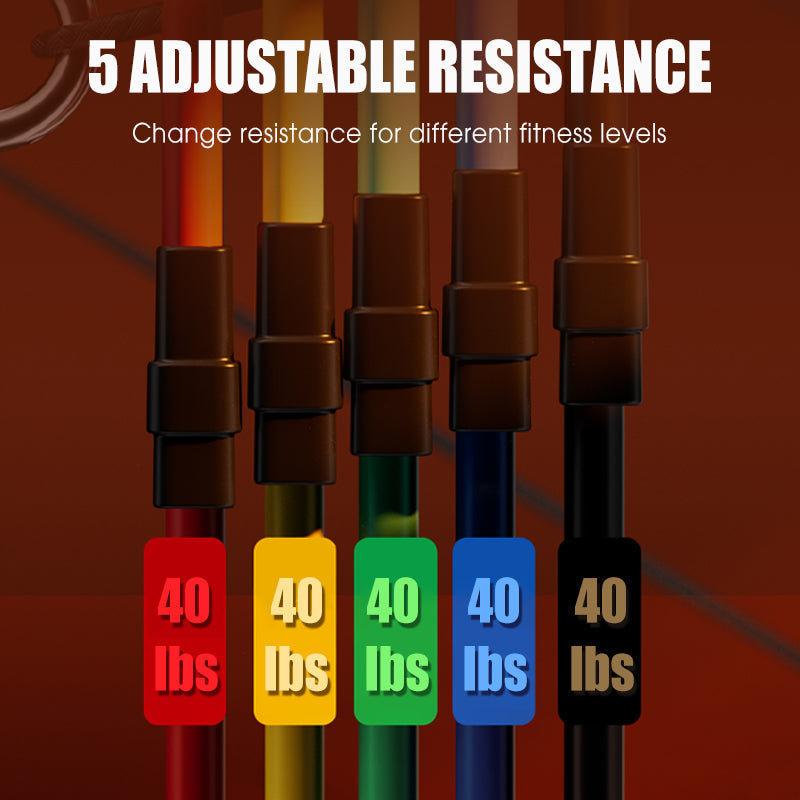 ⏰ Last Day 50% OFF🔥13PCS Resistance Band Set with Handle for Home Gym