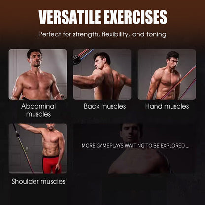 ⏰ Last Day 50% OFF🔥13PCS Resistance Band Set with Handle for Home Gym