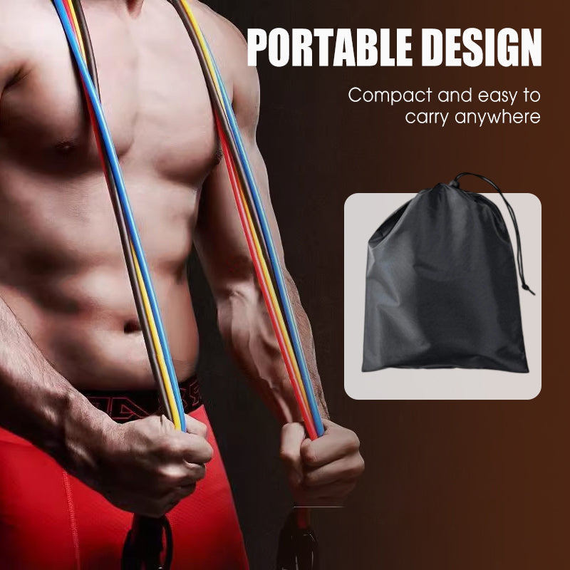 ⏰ Last Day 50% OFF🔥13PCS Resistance Band Set with Handle for Home Gym
